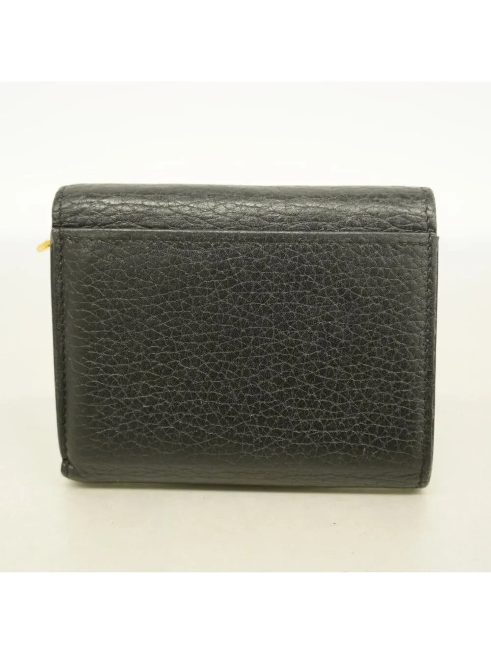 Louis Vuitton Trifold Wallet Taurillon Portefeuille Capucines XS Noir